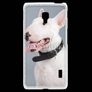 Coque LG F6 Portrait de Bull terrier blanc 5