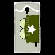 Coque LG F6 Moustache et cigare