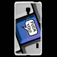 Coque LG F6 Clavier humour fuck you