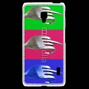 Coque LG F6 Fuck fourchettes