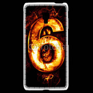 Coque LG F6 Six en feu