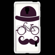 Coque LG F6 Moustache vélo 10
