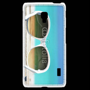 Coque LG F6 Lunette de soleil sur la plage
