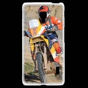 Coque LG F6 Rallie Raid en moto