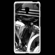 Coque LG F6 Moto et chrome