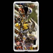 Coque LG F6 Départ course de Motocross