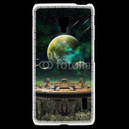 Coque LG F6 Planète Alien