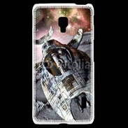 Coque LG F6 Vaisseau spatial sur la lune