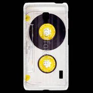Coque LG F6 Cassette audio transparente 1