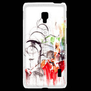Coque LG F6 Illustration de cycliste 2