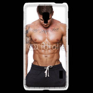 Coque LG F6 Brun musclé 1