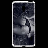 Coque LG F6 Belle fesse en noir et blanc 15