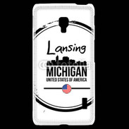 Coque LG F6 Logo Michigan