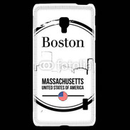 Coque LG F6 Logo Boston