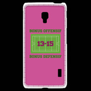 Coque LG F6 Bonus Offensif-Défensif Rose