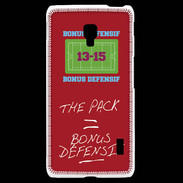 Coque LG F6 The pack Bonus offensif-défensif Rouge