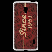 Coque LG F6 Since crane rouge 1951