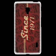 Coque LG F6 Since crane rouge 1971
