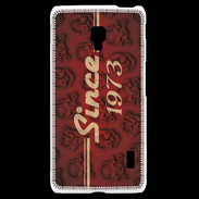 Coque LG F6 Since crane rouge 1973