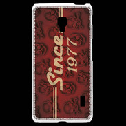 Coque LG F6 Since crane rouge 1977