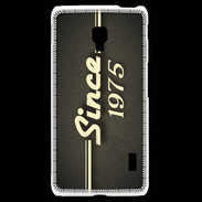 Coque LG F6 Since 1975 gris