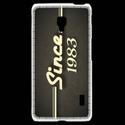 Coque LG F6 Since 1983 gris