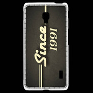 Coque LG F6 Since 1991 gris