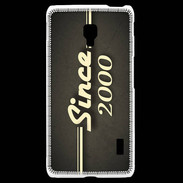 Coque LG F6 Since 2000 gris