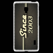 Coque LG F6 Since 2003 gris