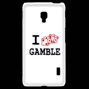 Coque LG F6 I love Gamble