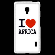 Coque LG F6 I love Africa