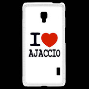 Coque LG F6 I love Ajaccio