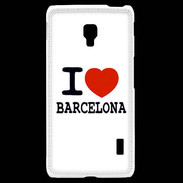 Coque LG F6 I love Barcelona