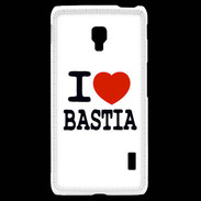 Coque LG F6 I love Bastia