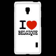 Coque LG F6 I love Belgique