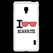 Coque LG F6 I love Biarritz 2