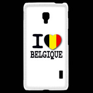 Coque LG F6 I love Belgique 2