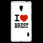 Coque LG F6 I love Brest