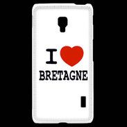 Coque LG F6 I love Bretagne