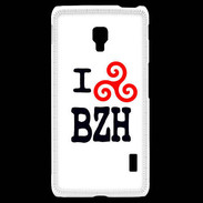 Coque LG F6 I love BZH 2