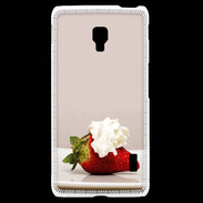 Coque LG F6 Fraise chantilly PR