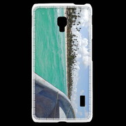 Coque LG F6 Bord de plage en bateau