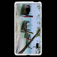 Coque LG F6 DP Barge en bord de plage 2