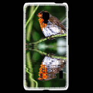 Coque LG F6 DP oiseau mirroir