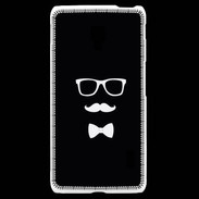 Coque LG F6 moustache & noeud 1
