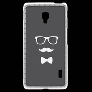 Coque LG F6 moustache & noeud 2