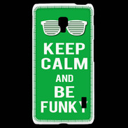 Coque LG F6 Keep Calm Funky Vert