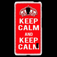 Coque LG F6 Keep Calm Rouge