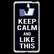 Coque LG F6 Keep Calm Like This Noir