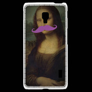 Coque LG F6 Moustache Mona Lisa
